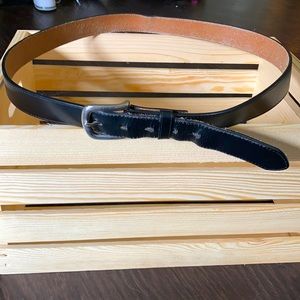 Men’s Black Leather Belt